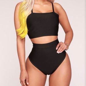 High waisted swim suit NWT